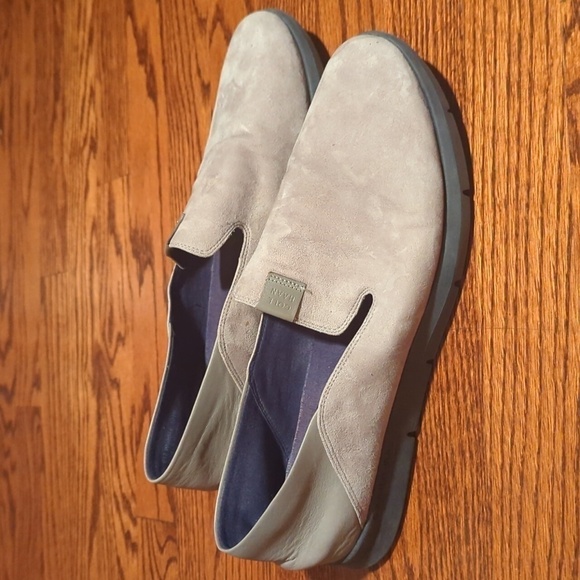 Cole Haan Grand Shoes  Horizon Slip On Loafers comfy Gray Suede Casuals sz 10.5 - Picture 3 of 10